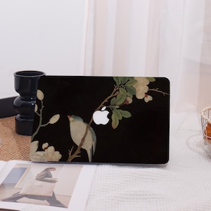 Bird and Flower Painting All New MacBook Case Protective Case Laptop Cover For MacBook Air 13,Macbook Pro 15 Mac Case,Pro 16 Case 2021/2023