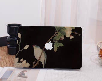 Bird and Flower Painting All New MacBook Case Protective Case Laptop Cover For MacBook Air 13,Macbook Pro 15 Mac Case,Pro 16 Case 2021/2023