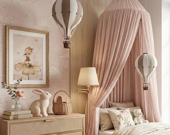 Luftballong | Väggdekoration för barnkammaren | Babyshowerpresent | Ballong för första födelsedagen | Takdekoration för babyrummet