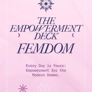 Baraja de empoderamiento femenino Femdom: tarjetas de afirmación imprimibles digitales para fuerza, sensualidad y confianza