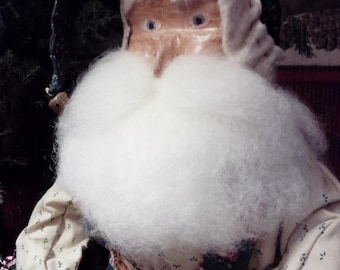 Primitive Santas holiday decor perfect gift for Santa lover