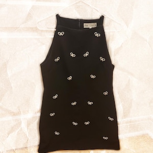 Beaded Bow Dress - Etsy Beaded Bow Dress - Etsy