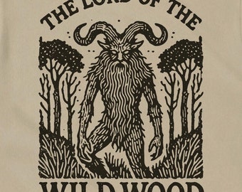 LORD Of The WILDWOOD // T-Shirt // Pagan Folklore Illustration Shirt