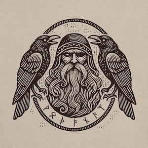 WOTAN // T-Shirt // Odin Norse Pagan Germanic Mythology