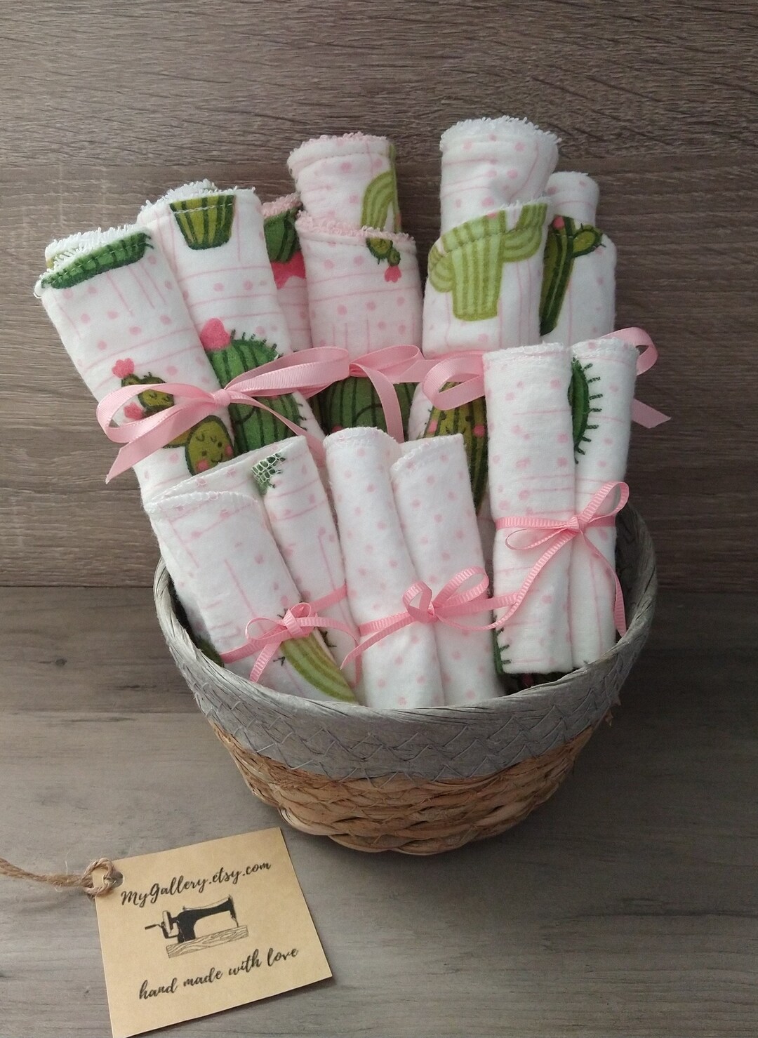 4pc Pink Microfiber Burp Cloths main image 0
