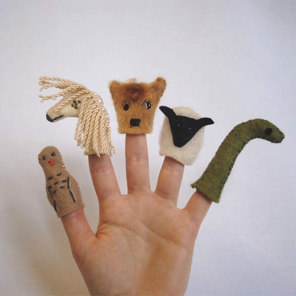 Scottish Highlands Finger Puppets