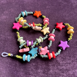 Colorful Stars Glasses Chain