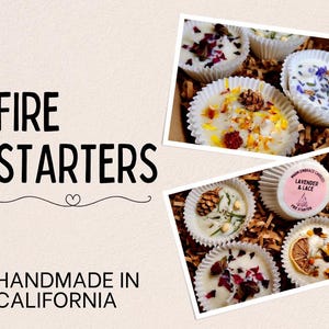 Handmade Soy Wax Fire Starters: Campfire & Fireplace Kindling