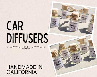 STRONG Car Diffusers, Pick Your Scent, Car Fragrance, Unique Car Freshener, Complex Scents, 8ml Hanging Car Diffuser, Strong Scents