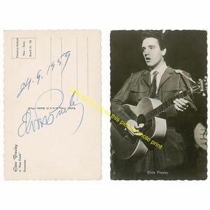 Elvis autograph - Etsy 日本
