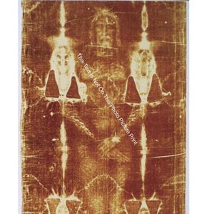 Real Face Jesus Christ Shroud of Turin Christian Art Print Catholic Religion God Bible Photo 5x7 8x10 Color Image Mary Wall Gift E451