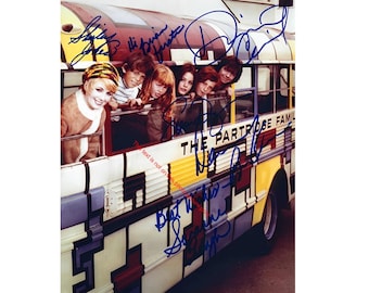 The Partridge Family Autograph Signed Photo David Cassidy Autographed Photo Signature RP Picture Shirley Jones Signed Poster Band 442C