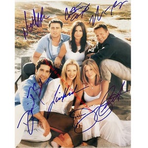 thumbnail image 2 of Friends TV Show Signed Photo Print – Autographed Cast Memorabilia Poster 2 of 6