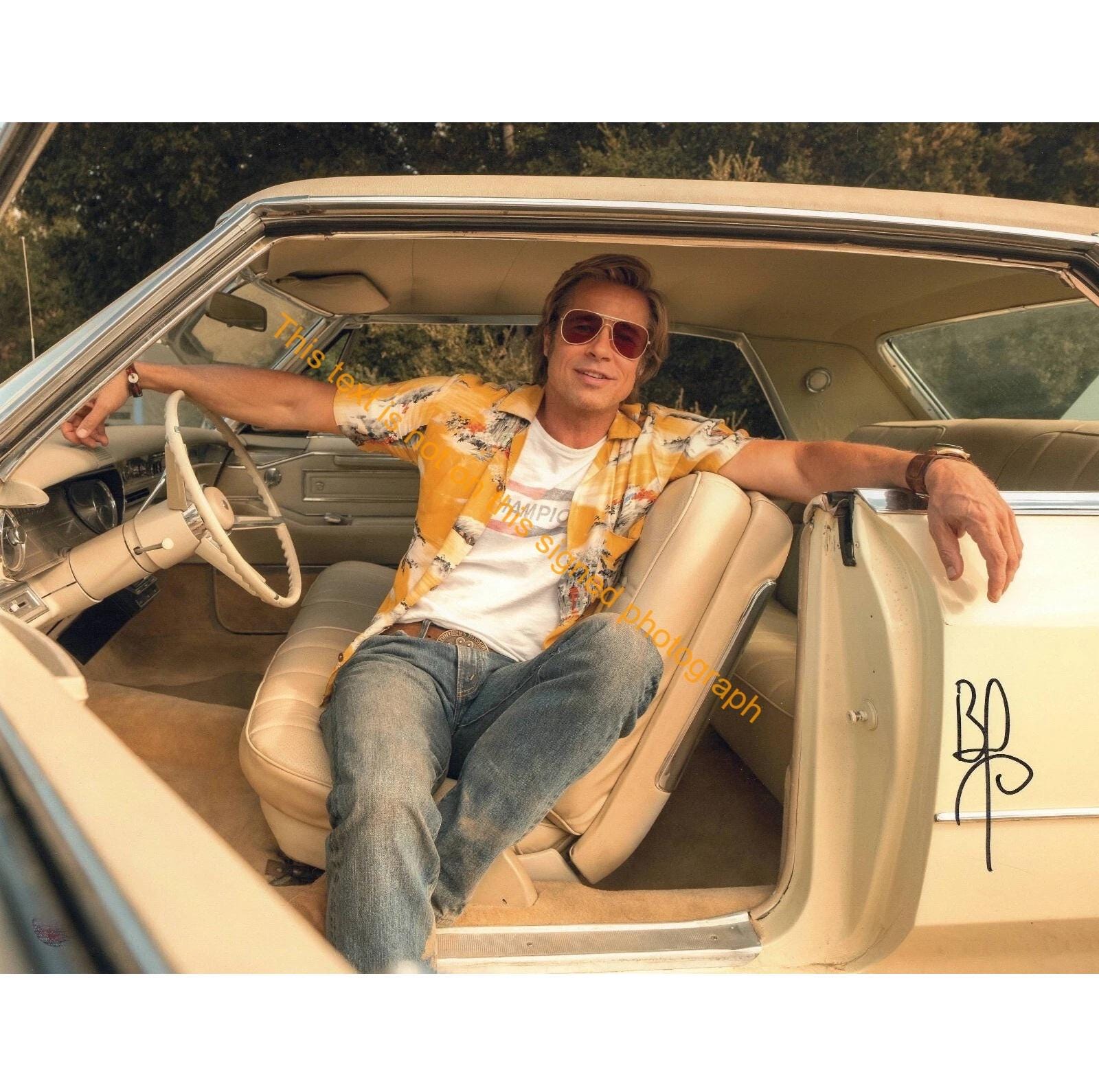 Brad pitt autograph - Etsy 日本