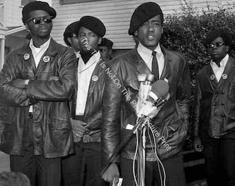 Black Panther Stokely Carmichael Black Power Rights Panthers Vintage Photo Civil Human History Poster Print Photograph Wall Art Gift 482C