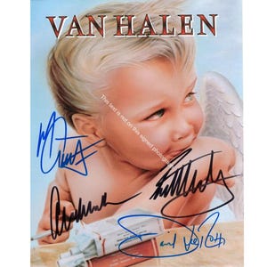 Eddie van halen autograph - Etsy 日本