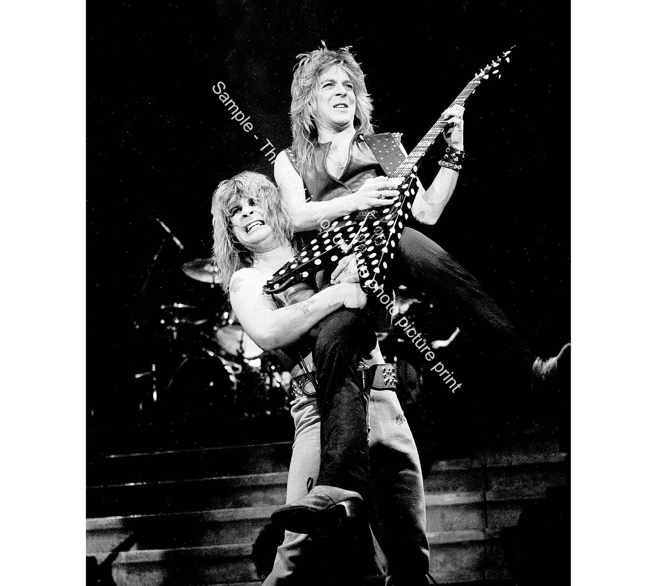 Ozzy Osbourne Photo Randy Rhoads Rock Band Poster Celebrity Print