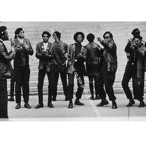 Black Panther Poster Black Power Black History BLM Vintage Photo Civil Rights Dance Party March Human Rights Print Photograph Old Photo 27A