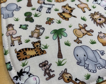Babero Sweet Safari Baby, Snap, Triple Capa