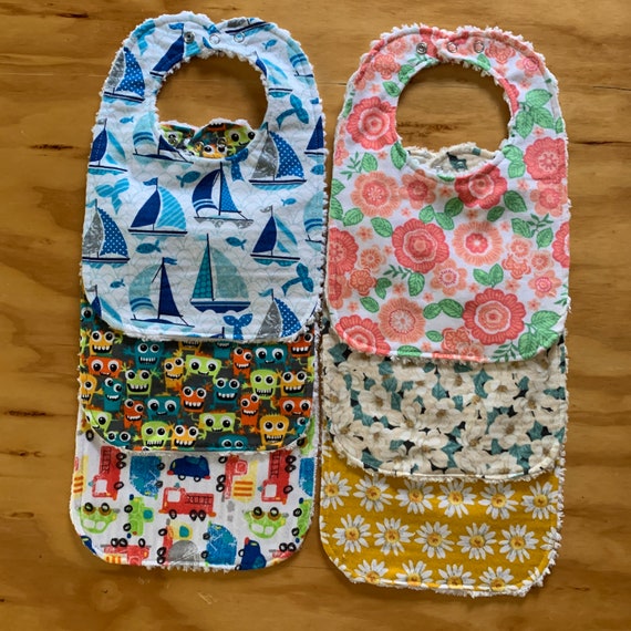 Flannel bibs cheap