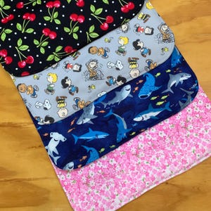 Fun Teen Bibs, Choose Your Print, 12 1/2 x 17 inch, Moisture Proof, Double Snap, ready to ship