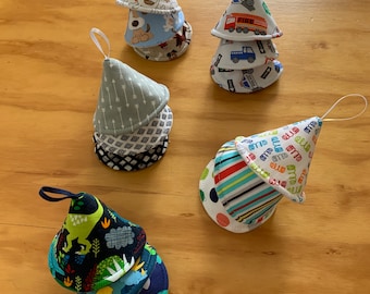 Paquete de tres protectores de pañales para bebés varones, Tinkle Tents