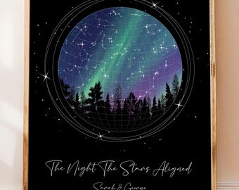 Custom Star Map Print: Personalized Constellation Chart (Digital or Physical)