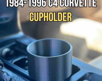 1984-1996 C4 Corvette Large Cup Holder Adapter USA MADE