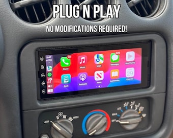 1993-2002 Pontiac Firebird 1.5" Din Car Play Radio and Adapter Kit Plug n Play