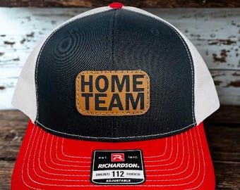 Home Team Leather Patch Hat – Richardson 112 Trucker Snapback