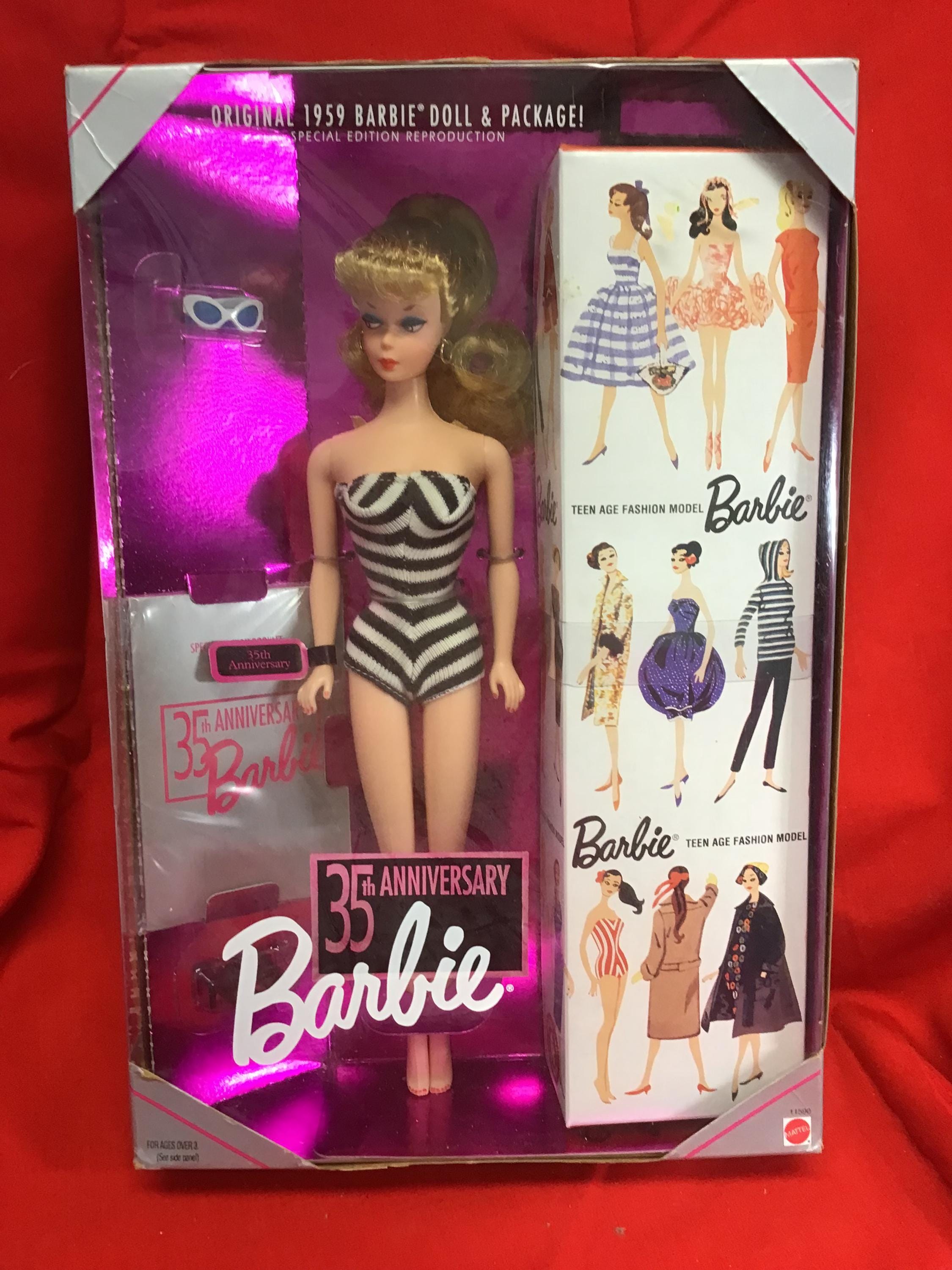 Original Barbie Del 1959 Muñeca Barbie Signature Mattel 75th