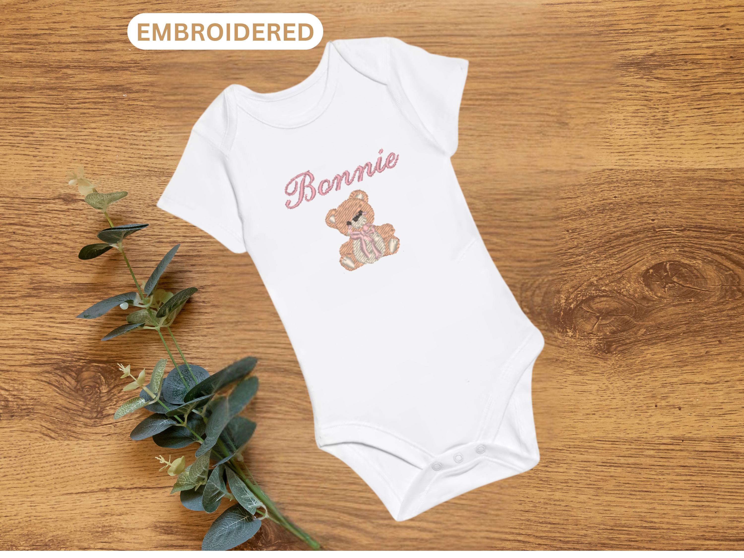 Pyjama Bébé Personnalisé Brodé - Cadeau Naissance, Grand Frère/soeur
