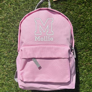 Sac à dos personnalisé pour tout-petit - Sac personnalisé pour enfant - Sac à dos brodé - Retour à l'école - Sac à dos monogramme - Sac à dos pour enfants