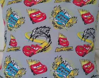 Lightning McQueen Pillow Covers - 16 x 16 - Set of 2