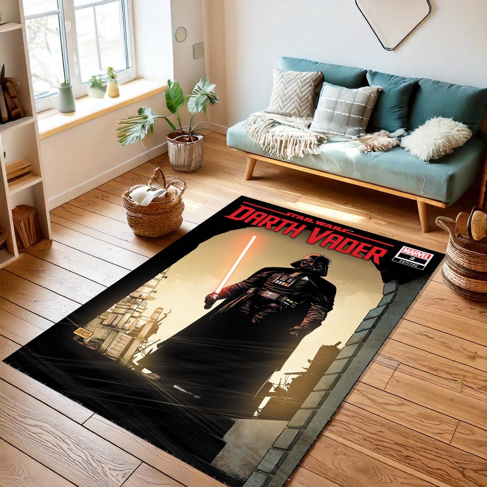 Area Rug, Darth Vader Comics, Star Wars Darth Vader Rug, Star Wars Comic Rugs, Starwars Rugs, Star Wars Carpet,Star Wars Comic Cover Rug Moderndaydecors