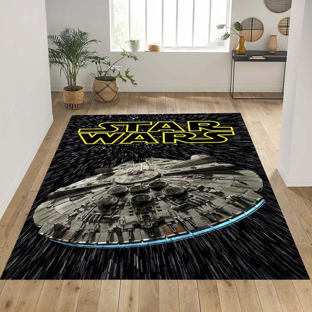 Star Wars Battleship, Star Wars Rug, Star Wars Text Rug, Star Wars ...