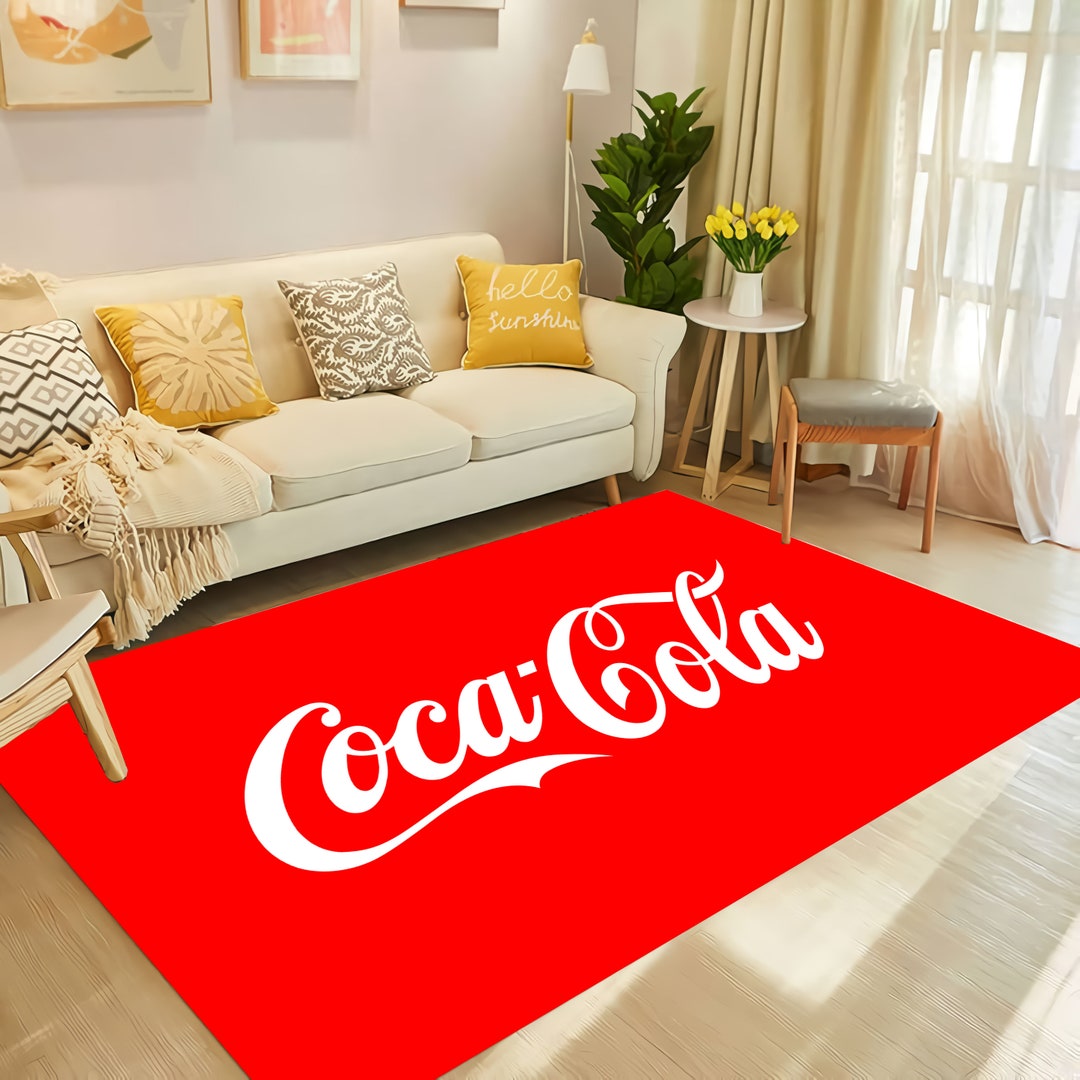 Coca Cola Round Rug Coca Cola Art, Coca Coca Cuke, Red Rug, Coca Cola Rug,drink Cola Decor ...