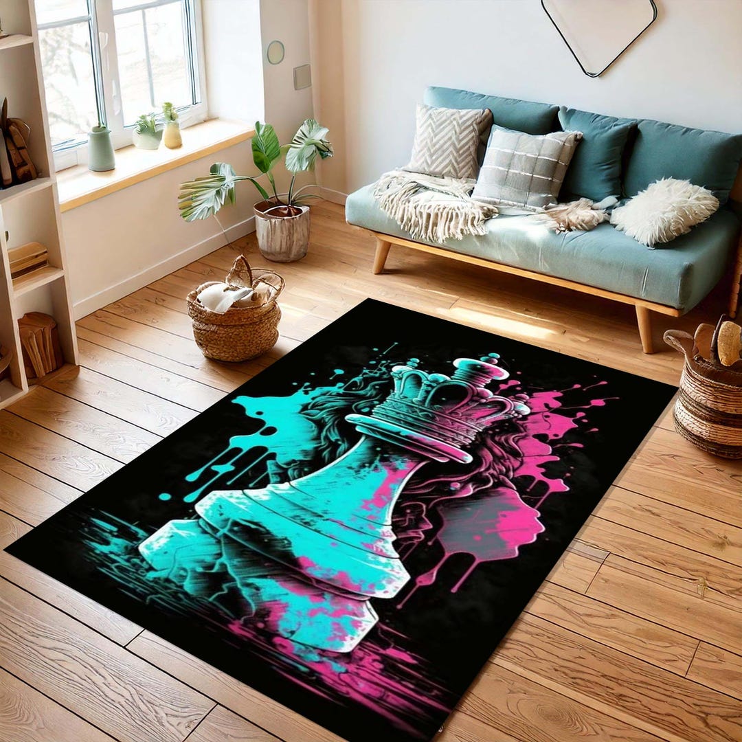 Chess Rug, Painting Art, Checkmate, Chess Room, Game Carpet, Game Room ...