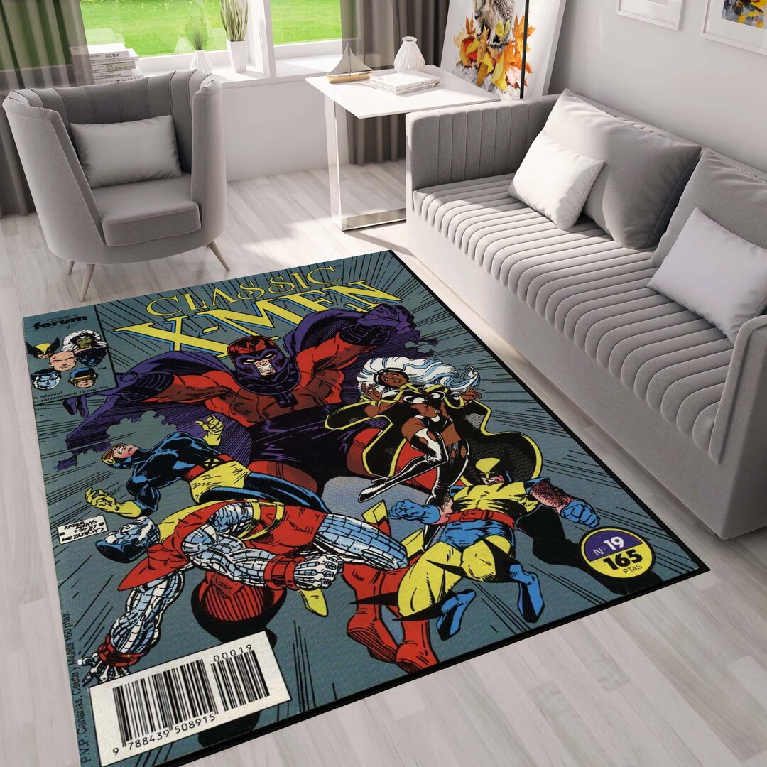 Retro X-men Comic Cover Rug: Animated Series Decor - Etsy