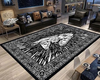 Alfombra de Star Wars Battleships: Decoración para fans de la película