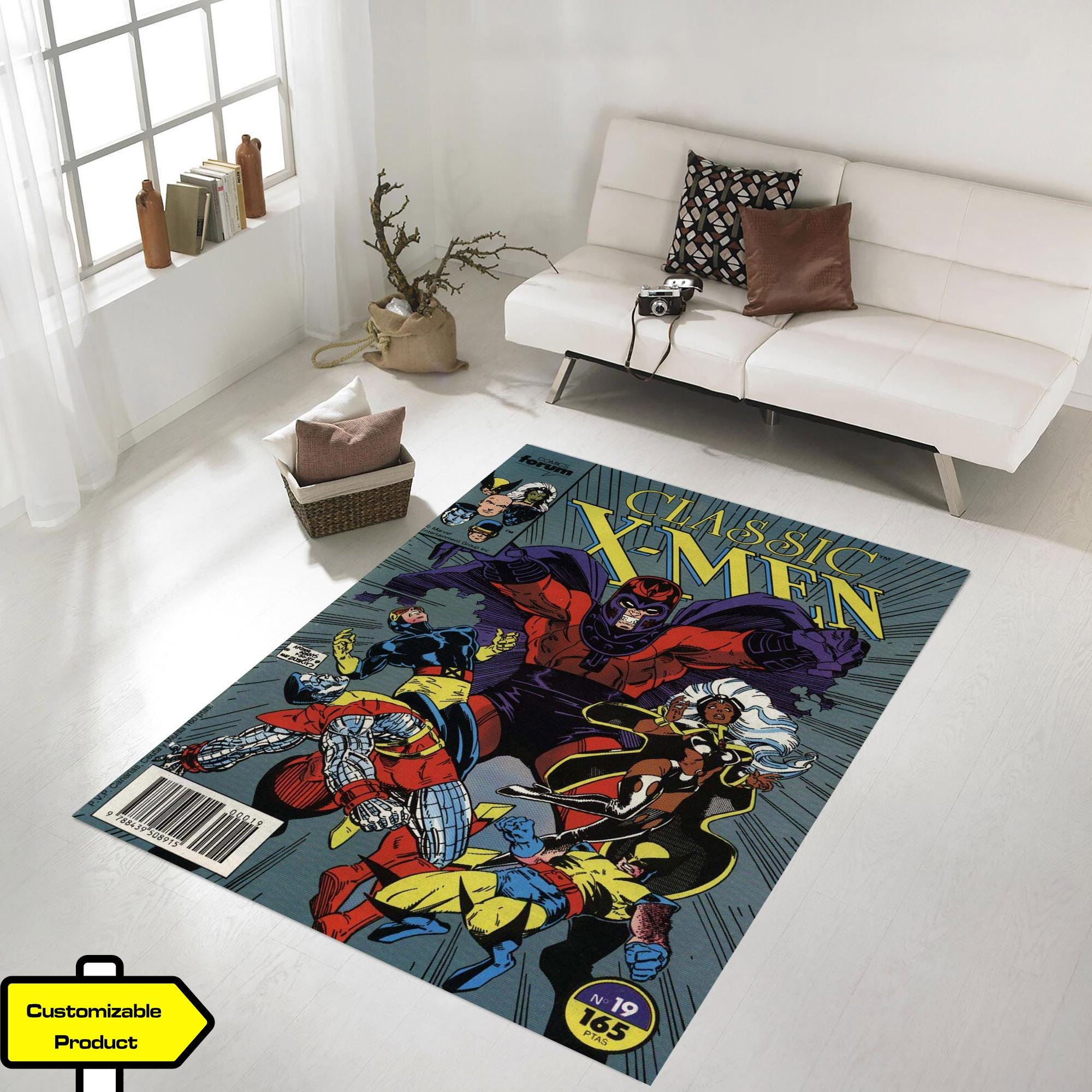 Retro X-men Comic Cover Rug: Animated Series Decor - Etsy