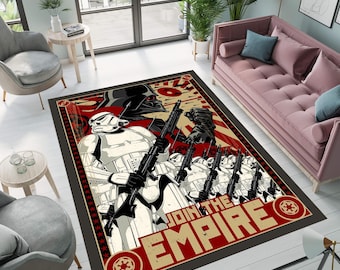 Star Wars Empire Rug: 3D Print Troopers Game Carpet