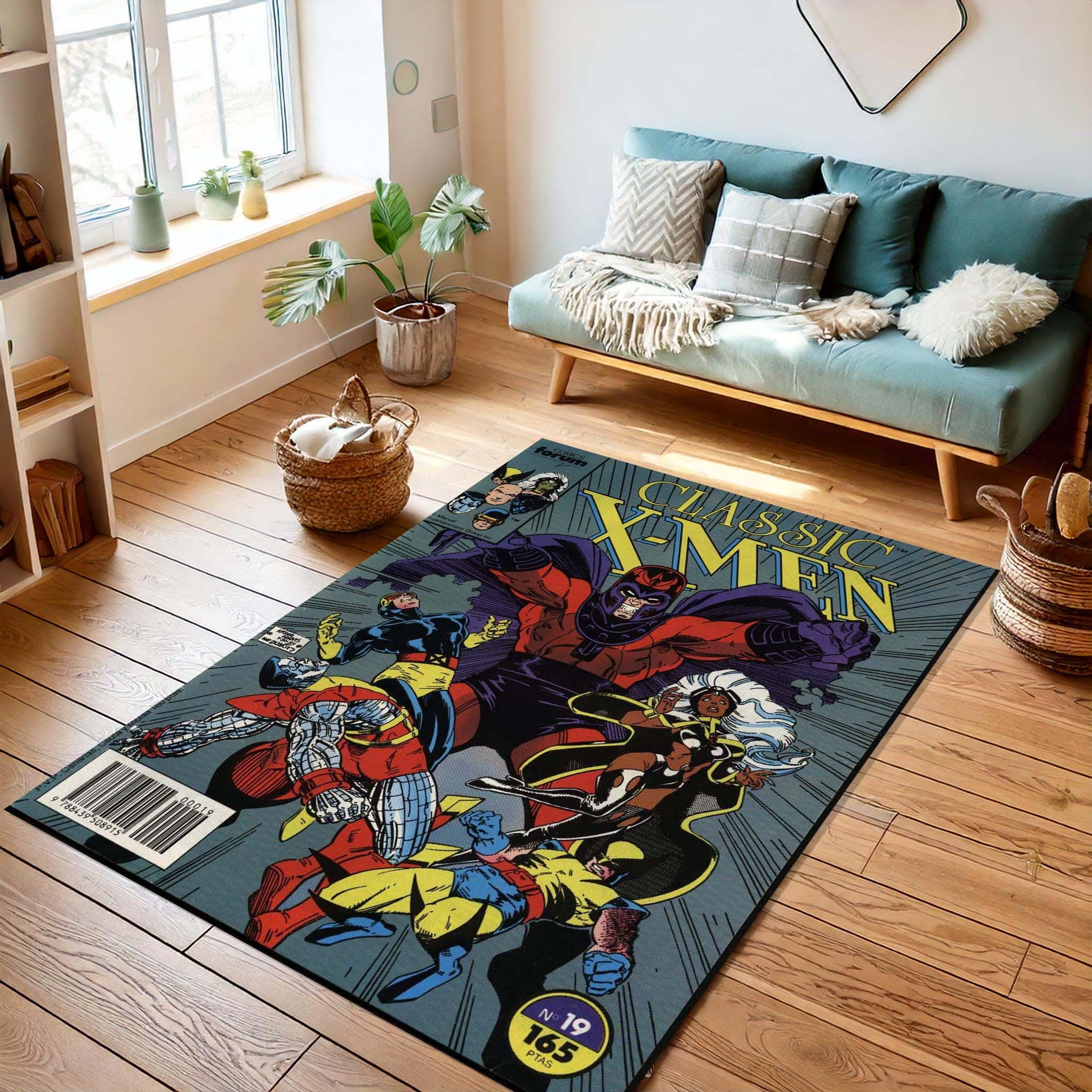 Retro X-men Comic Cover Rug: Animated Series Decor - Etsy