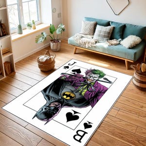 Alfombra Joker, Cartas de juego, Alfombra de póker, Alfombra Joker, Alfombra de póker, Cartas de póker con personajes de películas, Alfombra de cartas de juego, Alfombra Gazino Games