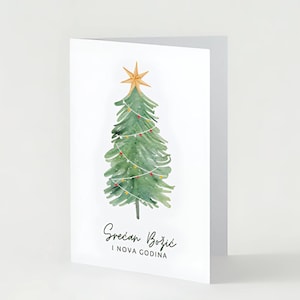 Tarjeta de felicitación de Srecan Bozic