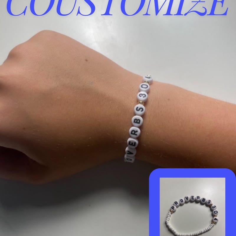 Bible Verse Bracelet - Etsy