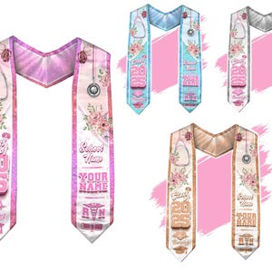 Customized Nursing Stole, Nursing Graduation Stole, RN Stole Nursing Stole Graduation 2025, Nursing Graduation, Nursing Stole Graduate 2025
