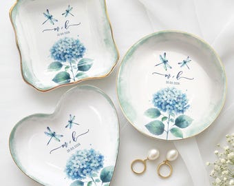Regalo de boda personalizado para la pareja, plato para anillos con diseño de pájaros, regalo de compromiso, regalo de boda para la novia, regalo para la despedida de soltera, regalo de aniversario.