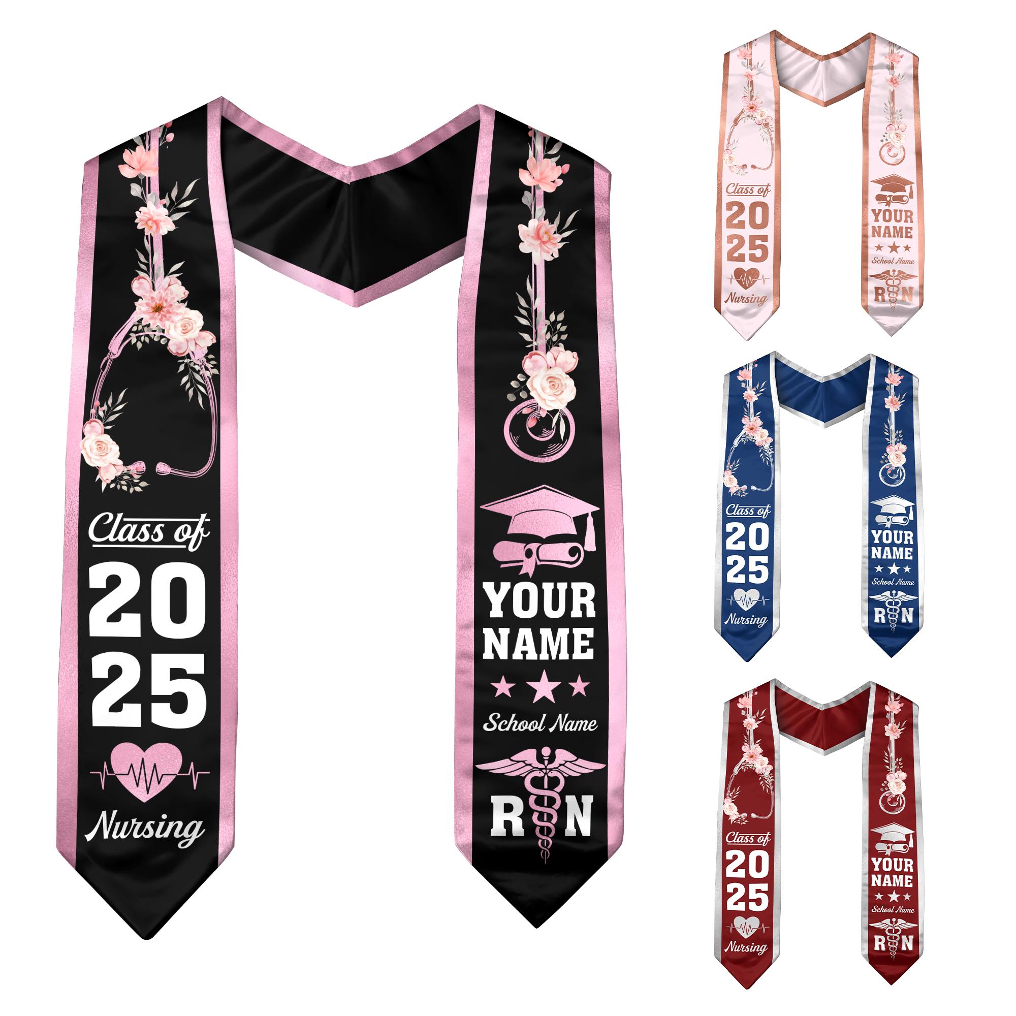 Discover Customized Nursing Stole, Nursing Graduation Stole