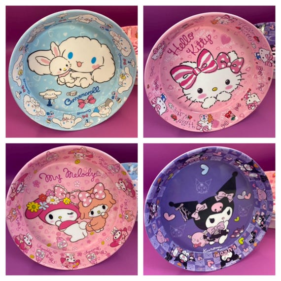 Cute Sanrio Character Bowls, Hello Kitty Kuromi My Melody